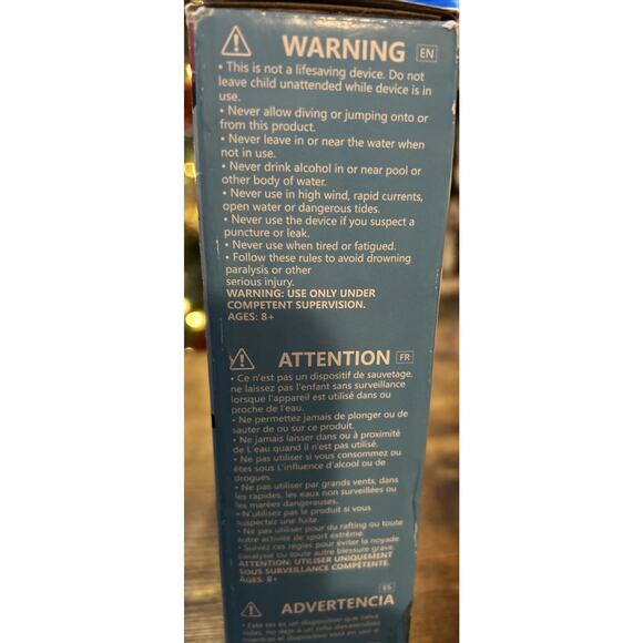 Diamond Ring Tube Pool Float Inflatable Jasonwell Floats Engagement Open Box - Picture 8 of 8